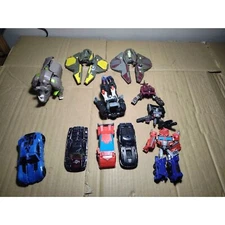 Lot of 11 Broken Transformers Rhinox Age Of Extinction Starfighter & More