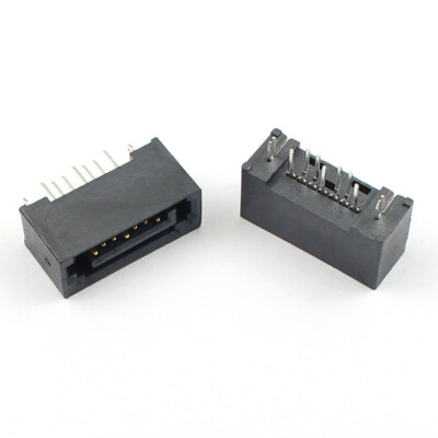 10Pcs Sata Type A 7P 7 Pin Straight DIP Male Connector For Hard Drive HDD