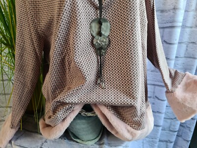 Mona Damen Pulli Pullover Sweatshirt große Größe Rosa Ton (320