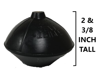 Case Toilet 5169  Flapper Flush Ball, Threaded Rod To Pull Straight up Flush