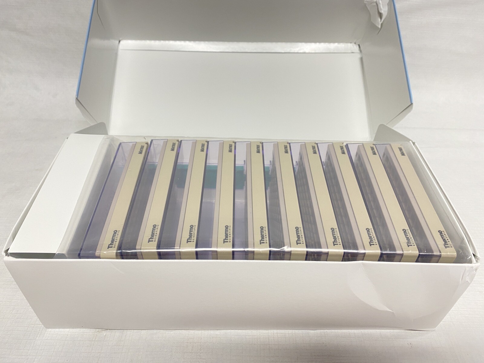 96 Matrix Rack (10/Pk) THERMO Matrix 96-Position Latch Rack for 2D Barcoded Storage ...