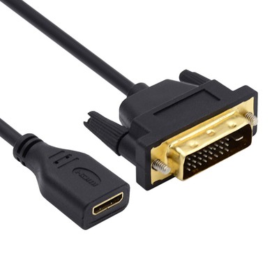 ChenyangDVI 24+1 Male to Micro HDMI 1.4 Type-C/D Female Extension 4K Cable