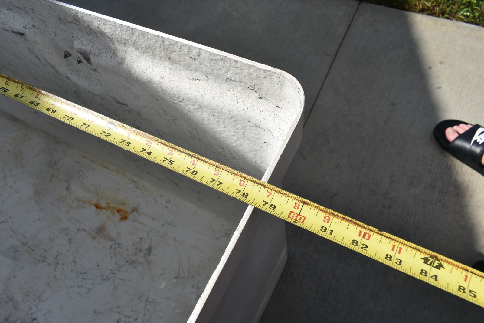 Jumbo Fiberglass Dock Box 78x28x32 eBay