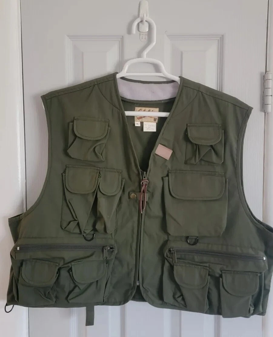 Gilet de Pêche Hommes INSFITY - Multi-poches Léger Respirant à Séchage