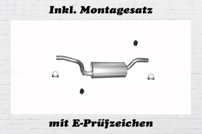 Volvo C30 S40 V50 1.6 16V 74KW Mittelschalldämpfer Auspuff Montagesatz