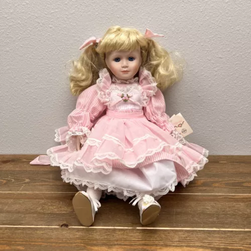 Collectible "Meagan" Cindy's Playhouse Knowles Porcelain Girl Doll