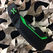 NEW HK Army Paintball Axe Reg Grip - Black/Neon Green