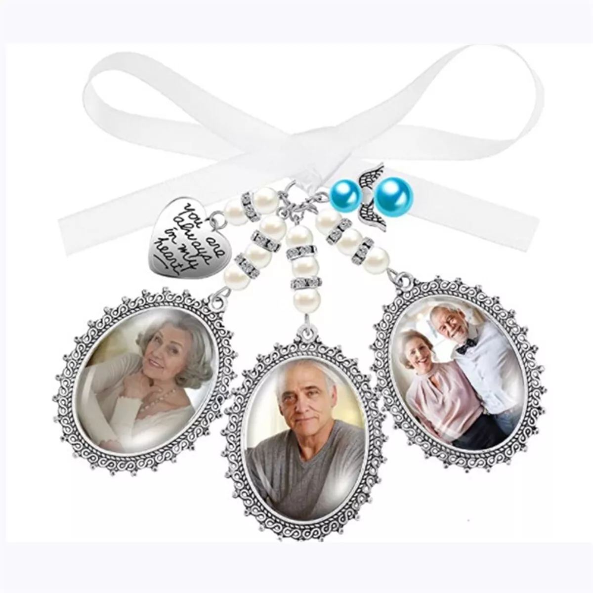Memorial picture frame hotsell for wedding bouquet