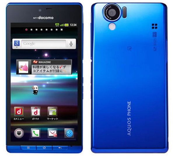 DOCOMO SHARP SH-01D 12.1MP FULL HD 3D UNLOCKED BLUE ANDROID DOCOMO SHARP SH-01D 12.1MP FULL HD 3D UNLOCKED BLUE ANDROID