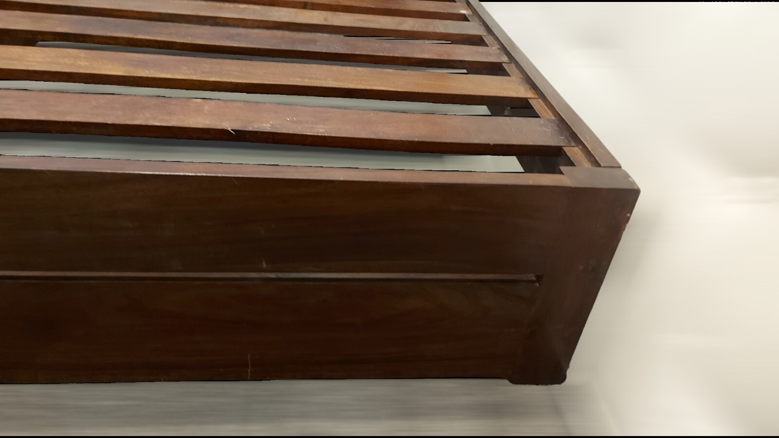 Stunning Superking Solid Reclaimed Teak Lombok Bed RRP£2200 Can