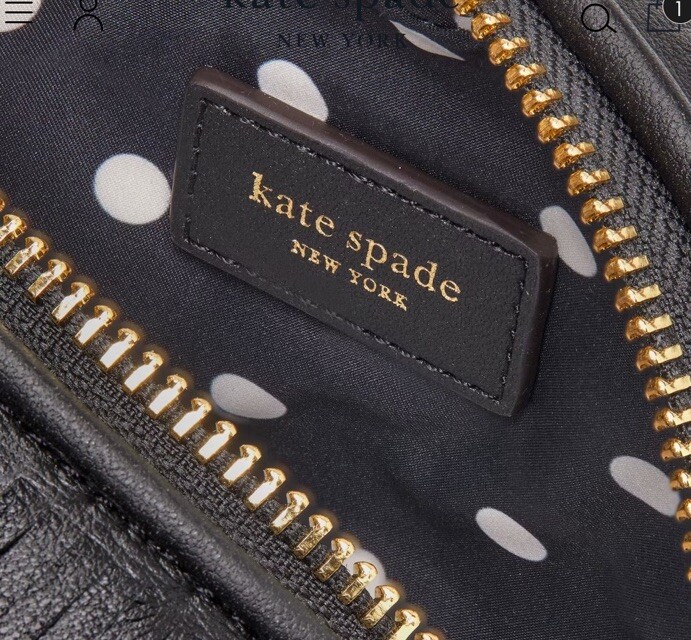 NWT Kate Spade New York shaggy fringe 3d dog crossbody bag