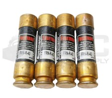 LOT OF 4 NEW BUSSMANN FRN-R-40 TIME DELAY FUSE 40A 250VAC