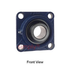 UCFX08 Metric Four Bolt Cast Iron Square Housing with 40mm Bore