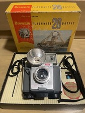Vintage Kodak Brownie Flashmite 20 Camera In Box Untested