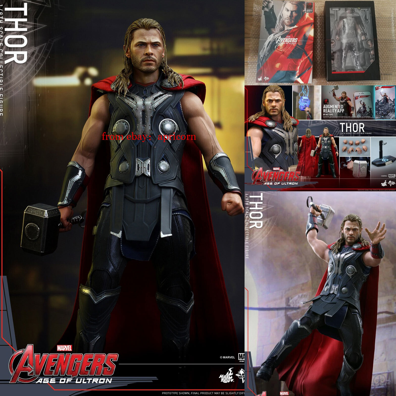HotToys HT MMS306 Avengers Age of Ultron Thor 4.0 Action Figure In Stock NEW | eBay