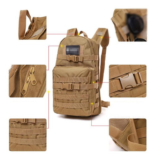 10L Laptop Bag Outdoor Military Backpack Trek Hiking Camping Tactical Rucksack - Afbeelding 1 van 13