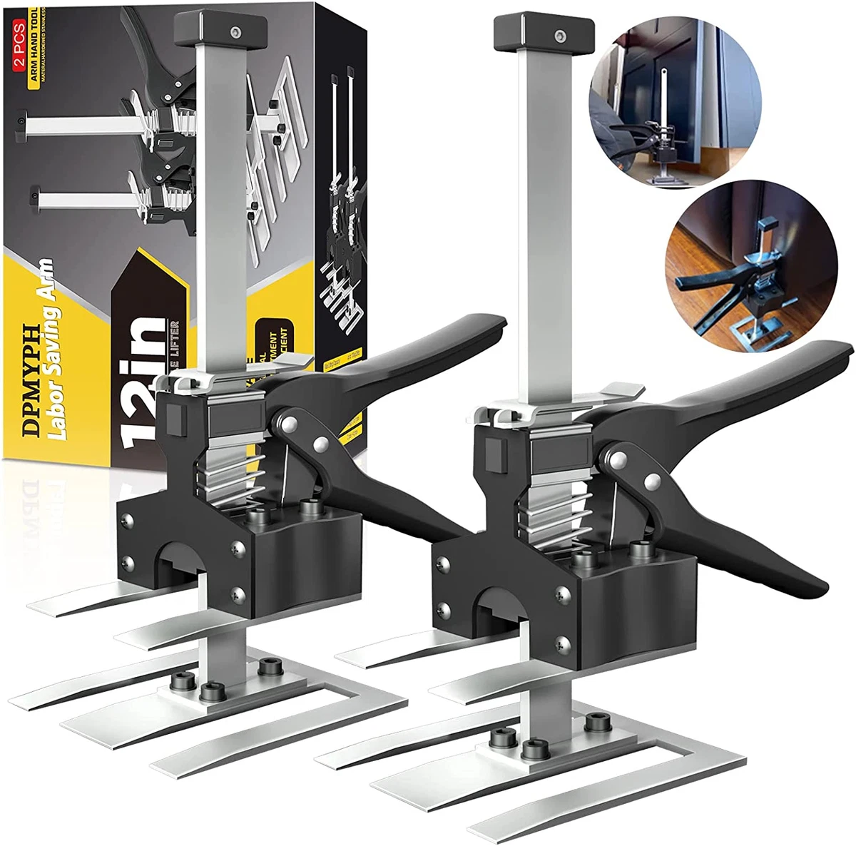 Labor Saving Arm Jack 2 Packs 12 Inch Arm Tool Lift Drywall Lift