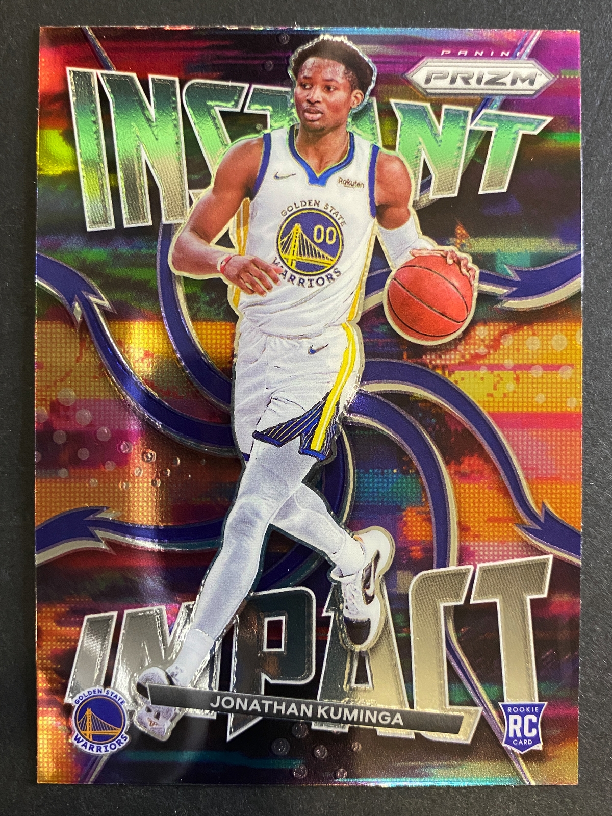 Jonathan Kuminga 2021-22 Panini Prizm Instant Impact Rookie Warriors #7
