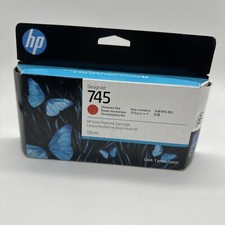 HP 745 130-ml DesignJet Chromatic Red Ink Cartridge, F9K00A
