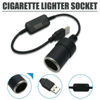 5V USB Stecker auf 12V Auto Adapter Kabel Zigarettenanzünder Konverter GPS  DVR Z