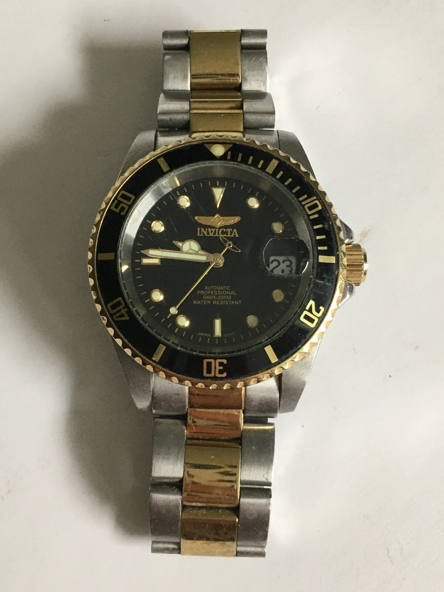 VTG Invicta Automatic Professional 660ft 200M 24 Jewels Japan Movt