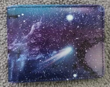 BUCKLE DOWN BI-FOLD GALAXY DESIGN WALLET, NEW WITHOUT TAGS