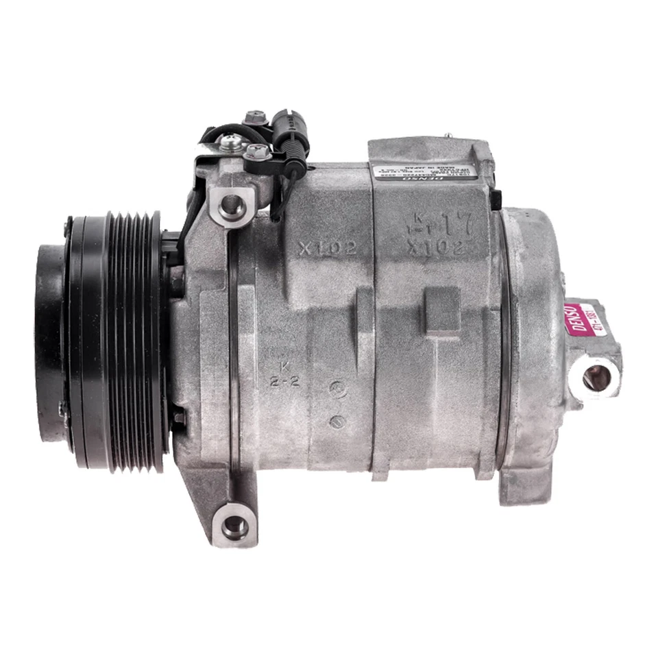 AC Compressor OEM Denso 10S17C fits BMW X5 / Land Rover Range Rover QR - Image 2 of 4