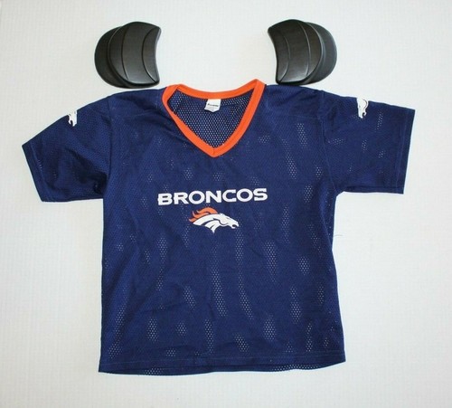 Franklin Boys M Denver Broncos Jersey & Pants with Shoulder Pads Costume - Picture 2 of 5