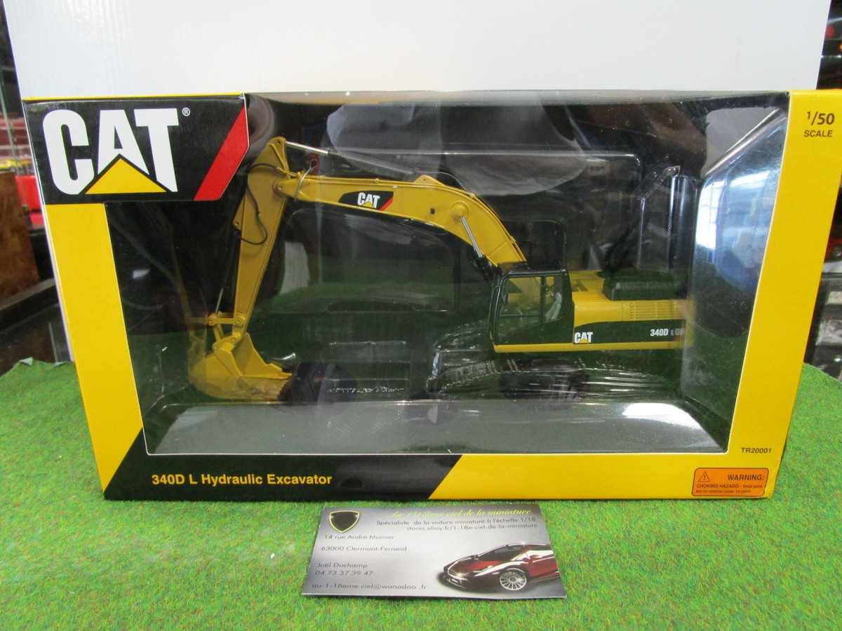 CATERPILLAR CAT 340D HYDRAULIC EXCAVATOR EXCAVATRICE 1/50 CATERPILLAR CAT 340D HYDRAULIC EXCAVATOR EXCAVATRICE 1/50