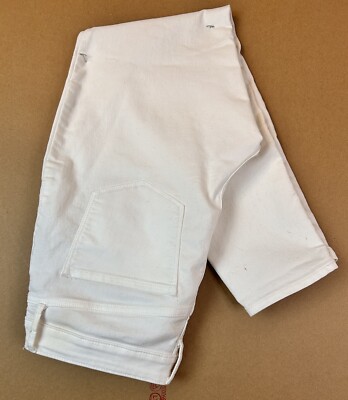 Old Navy Jeans Women's 12 White Super Skinny Mid Rise Denim Normcore Preppy