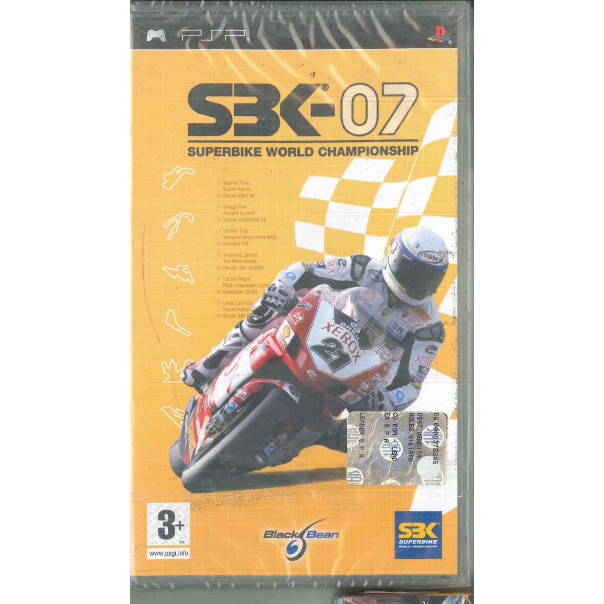 Sbk 07 Superbike World Championship Video Game PSP Black Bean Sealed