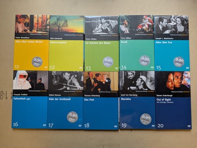 10x DVD Süddeutsche Zeitung Cinemathek 11-20 großes Kino 8x neu und OVP Arthaus