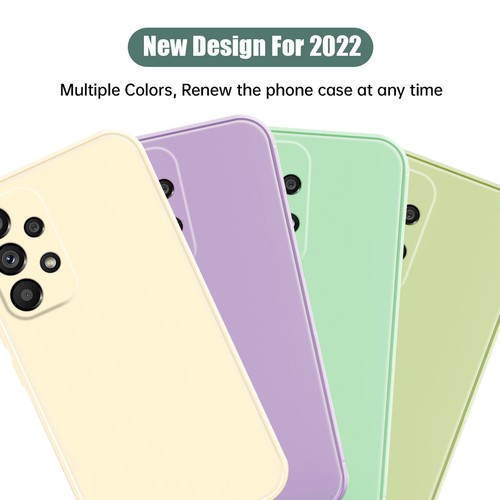 Custodia telefono silicone liquido per Samsung Galaxy S22 Note 20 A13 A53 A52S custodia gel - Foto 81 di 120