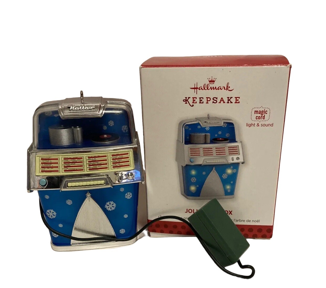 Hallmark Keepsake Ornament 2013 Jolly Jukebox Magic Lights Sound Open