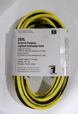 Power First 25ft. General Purpose Lighted Extension Cord, 12 Gauge