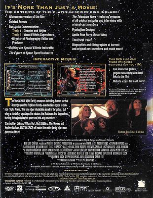 Lost In Space ~ Gary Oldman William Hurt Mimi Rogers ~ DVD