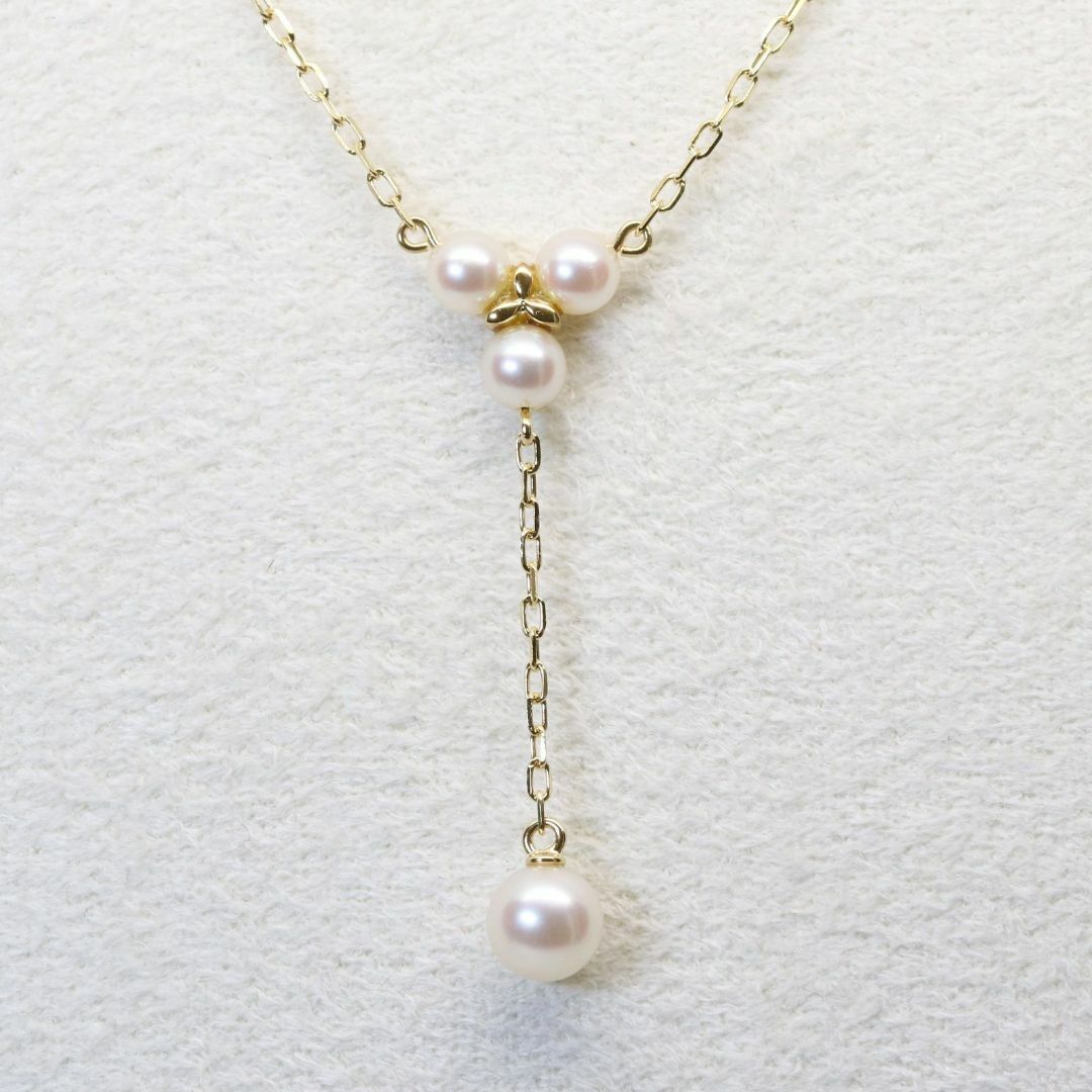 MIKIMOTO K18 baby pearl necklace for women length 16 to 20 inches