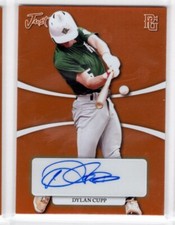 2022 Leaf Just Minors Perfect Game Dylan Cupp Orange Auto RC /9