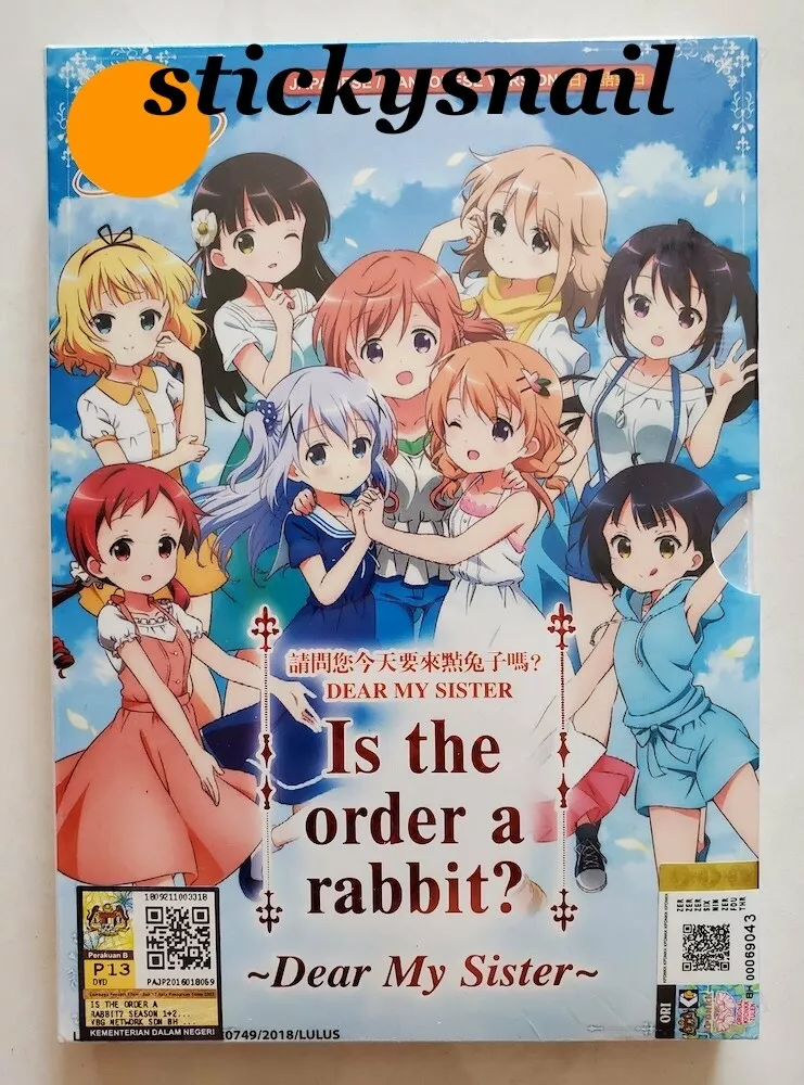 2 SISTERS Anime Is the Order a Rabbit (Manga)