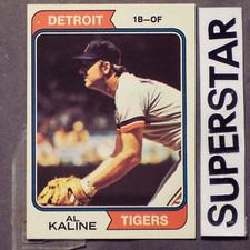 AL KALINE 1974 Topps #215 Detroit Tigers  1B-OF