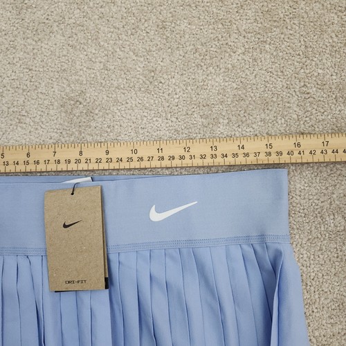 Nike Mujeres Grande Dri-Fit Plisado Tenis Falda (no Skort) Azul Púrpura DQ4984-479 - Imagen 6 de 8