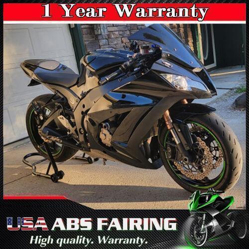 MS Fit for Kawasaki 2011-2015 ZX10R Plastic Glossy Black Injection