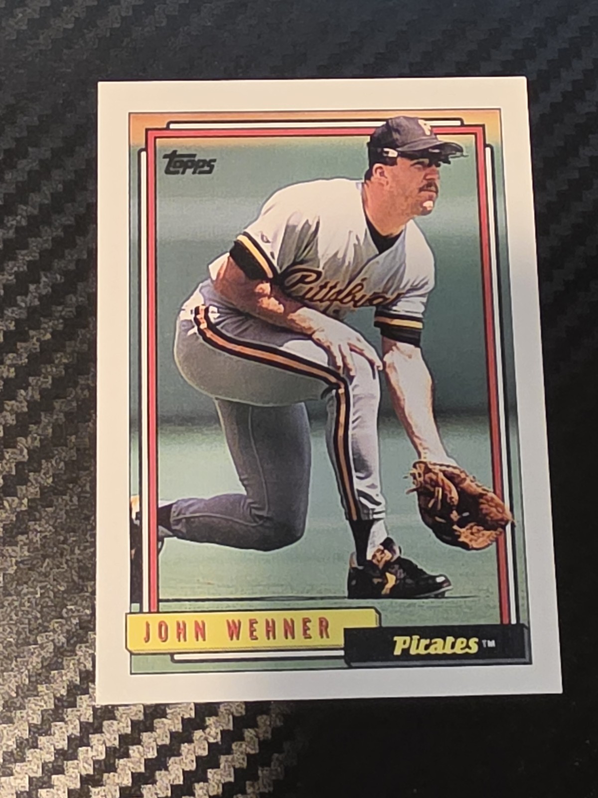 1992 Topps - John Wehner #282 (RC) Pittsburgh Pirates Rookie 