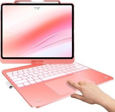 typecase Keyboard Case for iPad Air 13  M3 M2 2025 2024 360  Rotate Powder Pink
