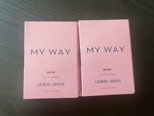 2 Giorgio Armani My Way NECTAR Eau de Parfum Sample Spray .04oz 1.2mL Vial Each