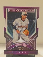 2015 Panini Elite Extra Baseball BRANDON LOWE Tampa Bay Rays Status Diecut /150