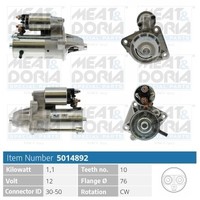 Meat & Doria Starter FüR Ford Fiesta VI Focus Turnier DNW 1.6 16V 1.4 DAW DBW