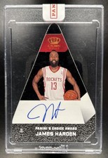 2012-13 Preferred Basketball James Harden #45 Black Auto 1/1