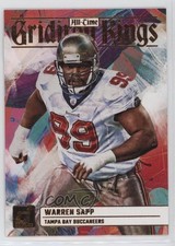 2023 Panini Donruss All-Time Gridiron Kings Warren Sapp #ATG-8 HOF uk2