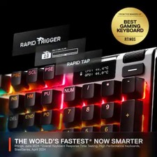 SteelSeries Apex Pro Gen 3 OmniPoint 3.0 HyperMagnetic Switches Keyboard, New